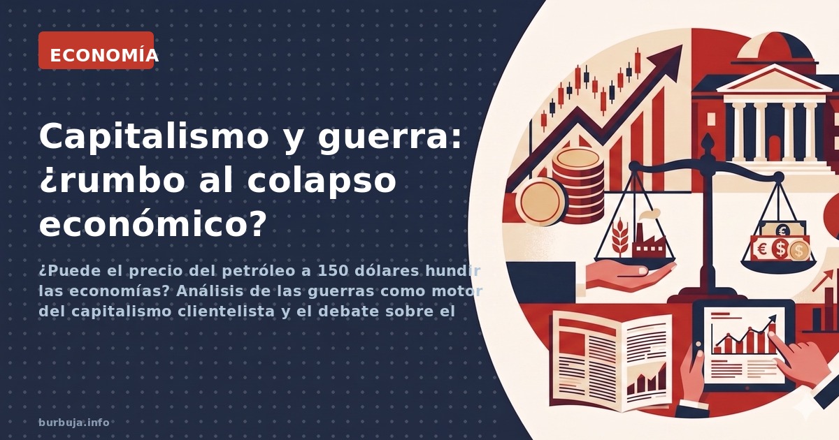 ¿Puede el precio del petróleo a 150 dólares hundir las economías? Análisis de las guerras como motor del capitalismo clientel