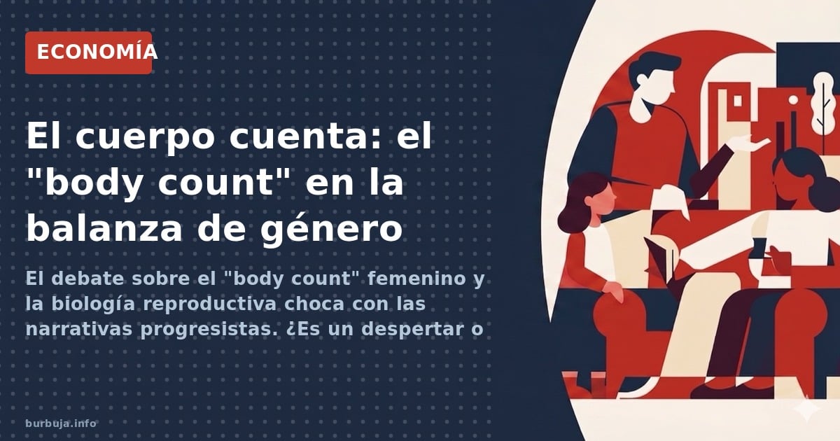 El debate sobre el "body count" femenino y la biología reproductiva choca con las narrativas progresistas. ¿Es un despertar o