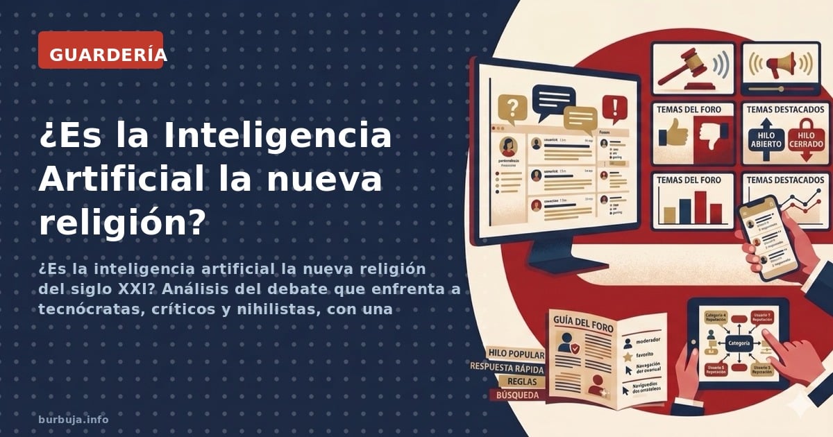 Es la Inteligencia Artificial la nueva religión de Burbuja ?