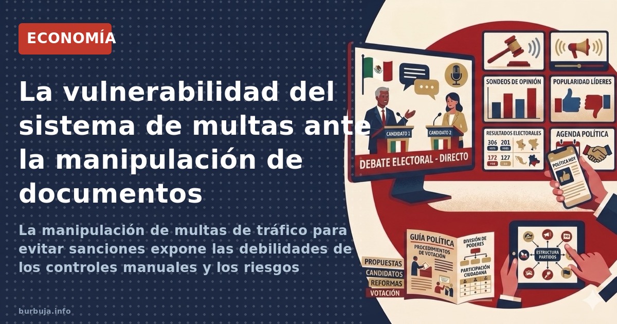 La manipulación de multas de tráfico para evitar sanciones expone las debilidades de los controles manuales y los riesgos pen