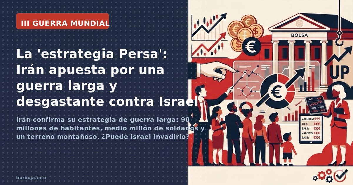 Irán confirma su estrategia de guerra larga: 90 millones de habitantes, medio millón de soldados y un terreno montañoso. ¿Pue