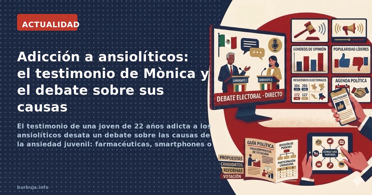 El testimonio de una joven de 22 años adicta a los ansiolíticos desata un debate sobre las causas de la ansiedad juvenil: far