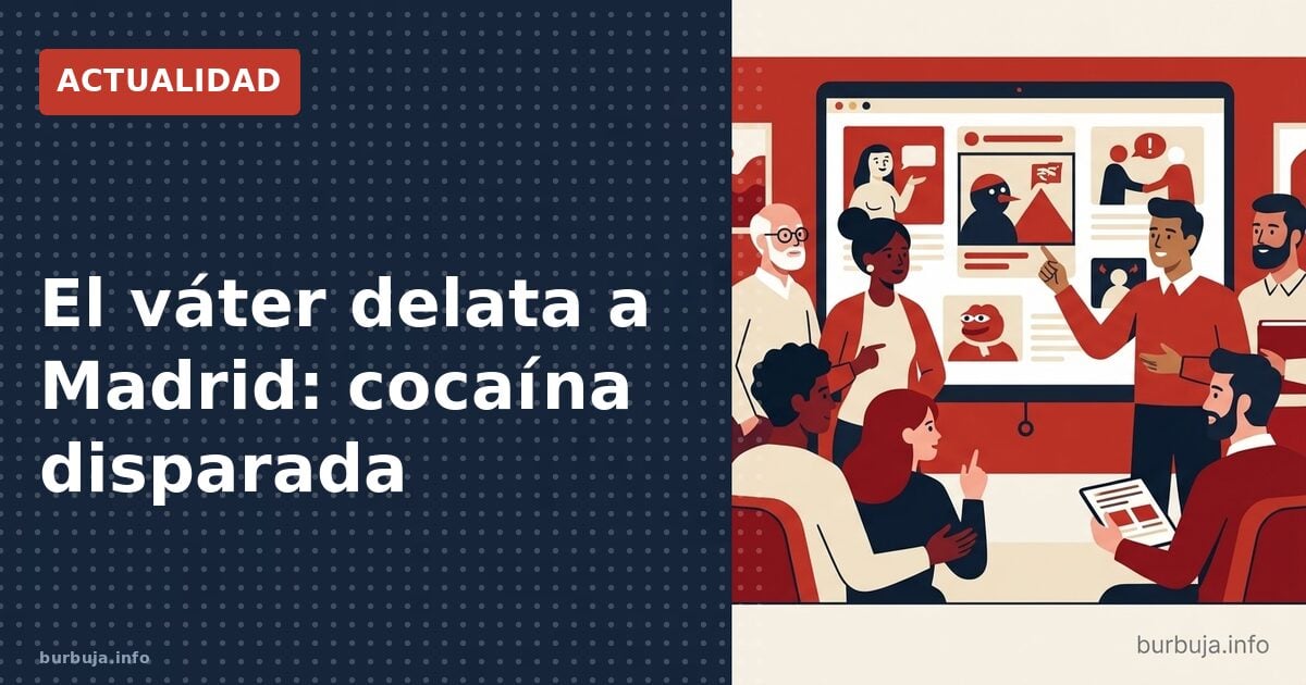 El váter delata a Madrid: cocaína disparada