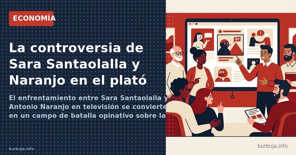 El enfrentamiento entre Sara Santaolalla y Antonio Naranjo en televisión se convierte en un campo de batalla opinativo sobre 