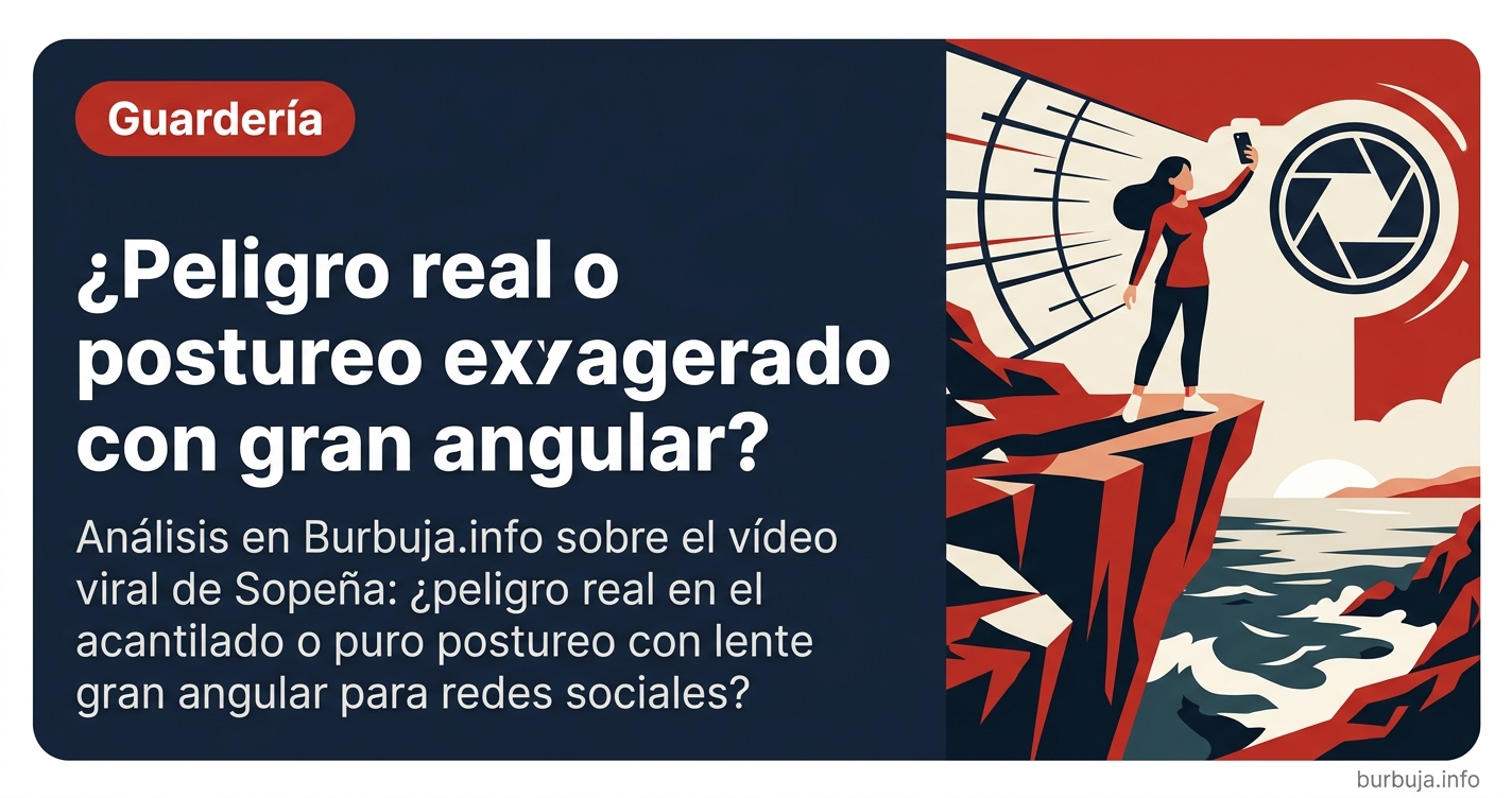Análisis en Burbuja.info sobre el vídeo viral de Sopeña: ¿peligro real en el acantilado o puro postureo con lente gran angula