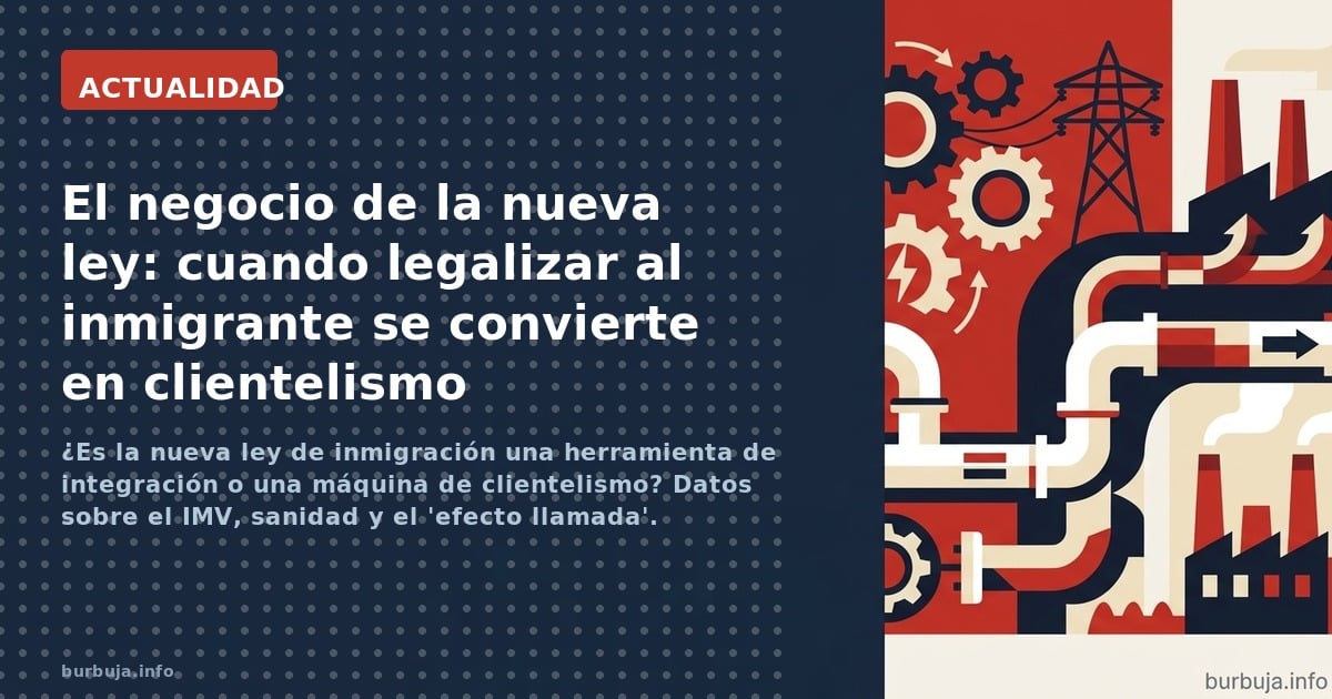 ¿Es la nueva ley de inmigración una herramienta de integración o una máquina de clientelismo? Datos sobre el IMV, sanidad y e