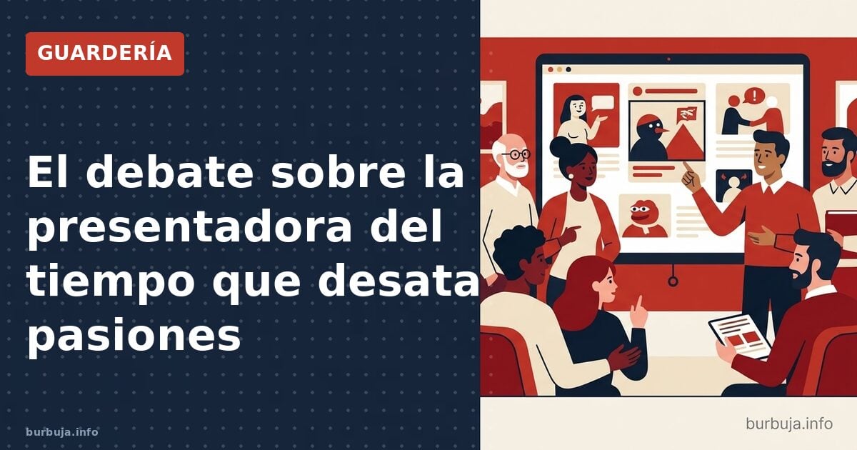 El debate sobre la presentadora del tiempo que desata pasiones