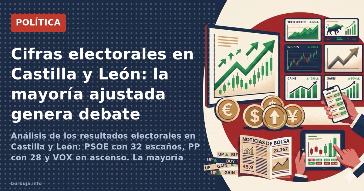 Análisis de los resultados electorales en Castilla y León: PSOE con 32 escaños, PP con 28 y VOX en ascenso. La mayoría absolu