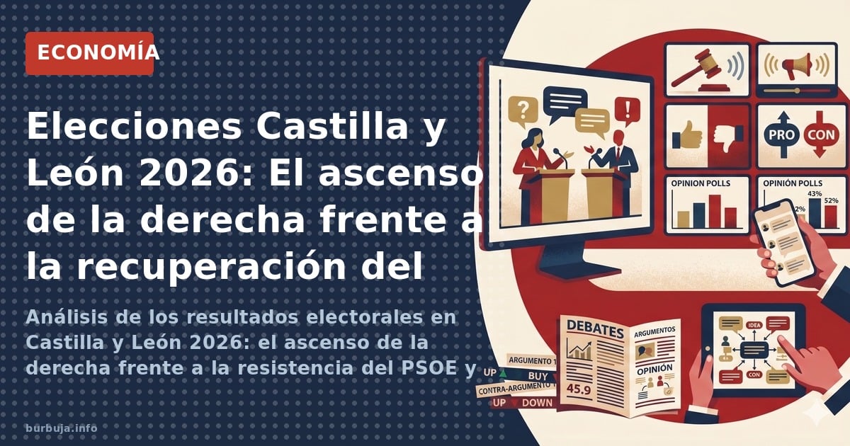 Análisis de los resultados electorales en Castilla y León 2026: el ascenso de la derecha frente a la resistencia del PSOE y e