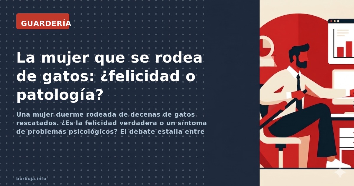 Una mujer duerme rodeada de decenas de gatos rescatados. ¿Es la felicidad verdadera o un síntoma de problemas psicológicos? E