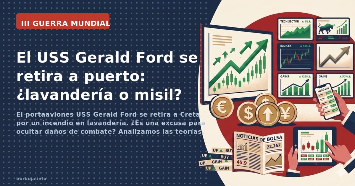 El portaviones USS Gerald Ford se retira a puerto para hacer reparaciones.