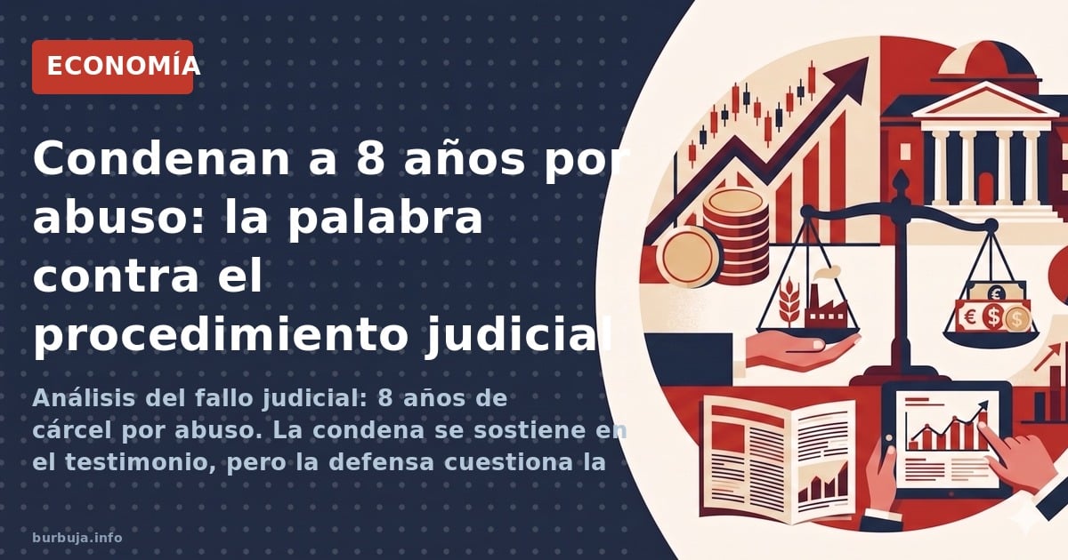 Análisis del fallo judicial: 8 años de cárcel por abuso. La condena se sostiene en el testimonio, pero la defensa cuestiona l