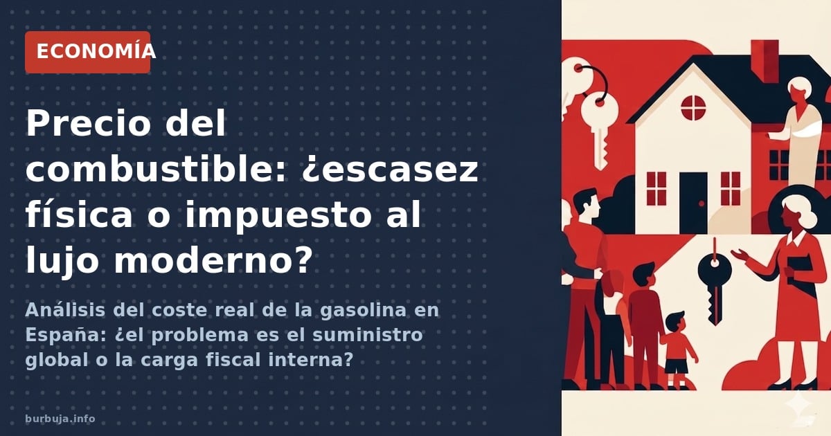 Precio del combustible: ¿escasez física o impuesto al lujo moderno?