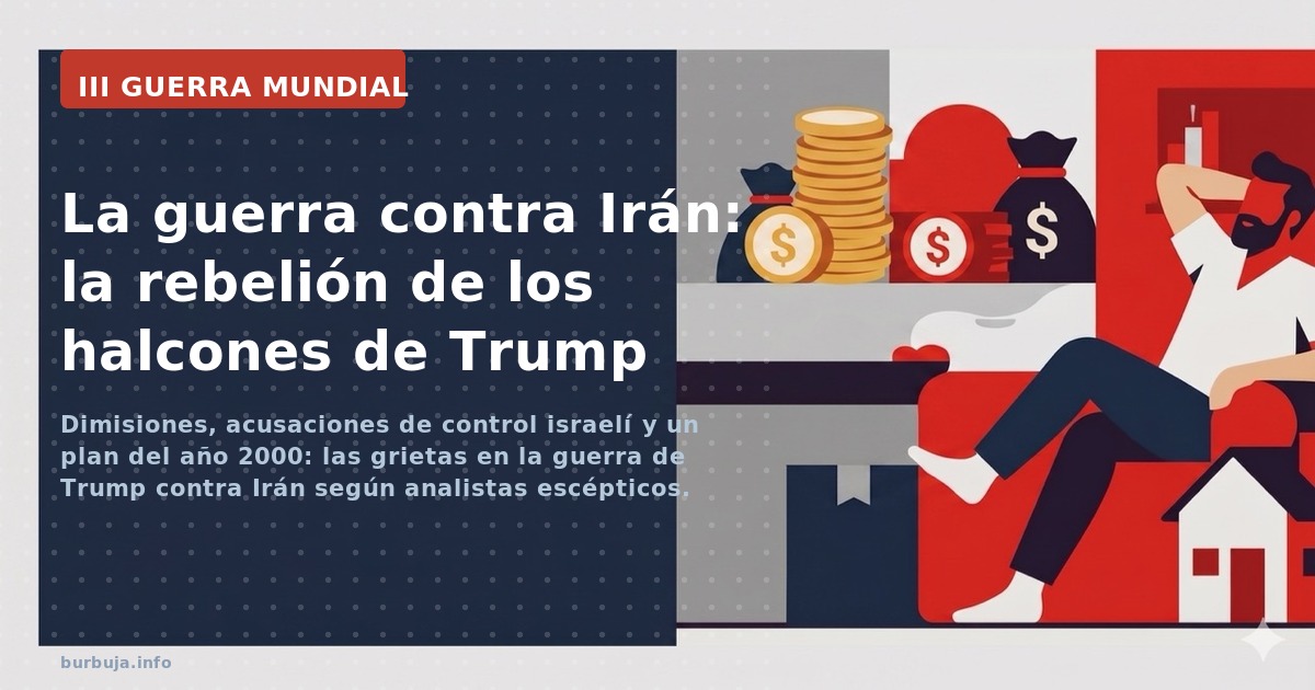 Dimisiones, acusaciones de control israelí y un plan del año 2000: las grietas en la guerra de Trump contra Irán según analis
