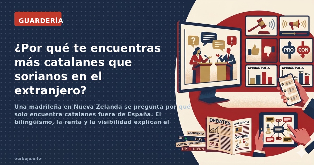 Una madrileña en Nueva Zelanda se pregunta por qué solo encuentra catalanes fuera de España. El bilingüismo, la renta y la vi