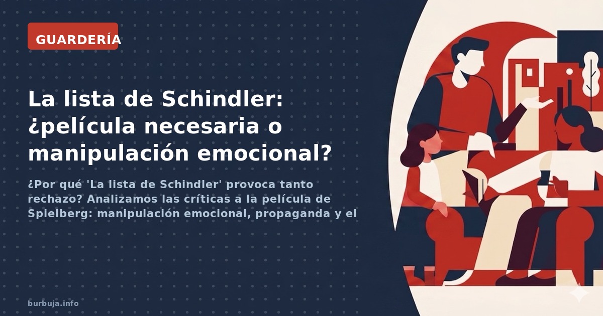 ¿Por qué 'La lista de Schindler' provoca tanto rechazo? Analizamos las críticas a la película de Spielberg: manipulación emoc