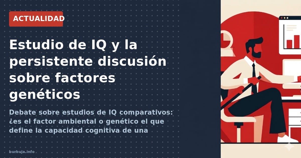 Debate sobre estudios de IQ comparativos: ¿es el factor ambiental o genético el que define la capacidad cognitiva de una pobl