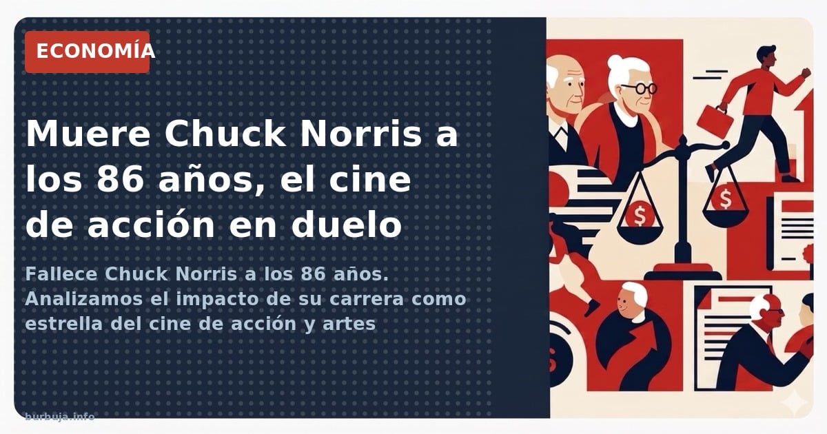 Muere Chuck Norris a los 86 años, el cine de acción en duelo
