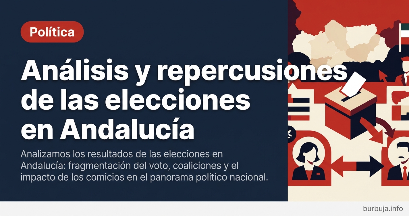 Analizamos los resultados de las elecciones en Andalucía: fragmentación del voto, coaliciones y el impacto de los comicios en