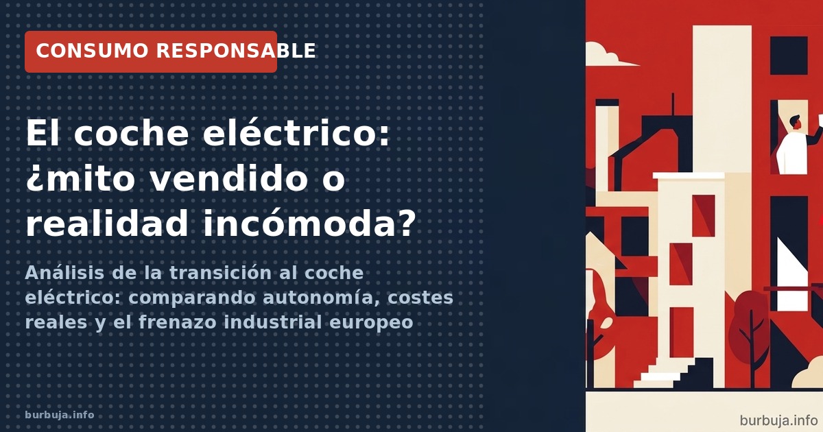 Análisis de la transición al coche eléctrico: comparando autonomía, costes reales y el frenazo industrial europeo frente a la