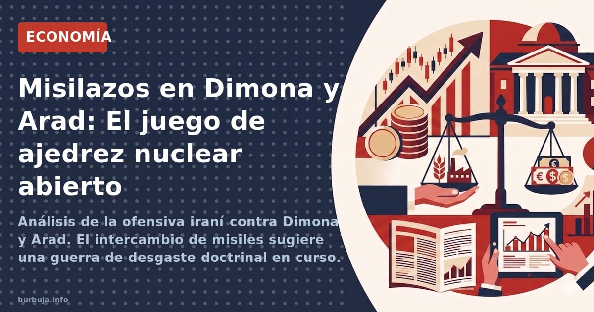 Análisis de la ofensiva iraní contra Dimona y Arad. El intercambio de misiles sugiere una guerra de desgaste doctrinal en cur