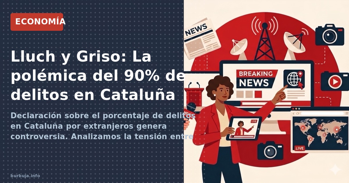 Declaración sobre el porcentaje de delitos en Cataluña por extranjeros genera controversia. Analizamos la tensión entre los d