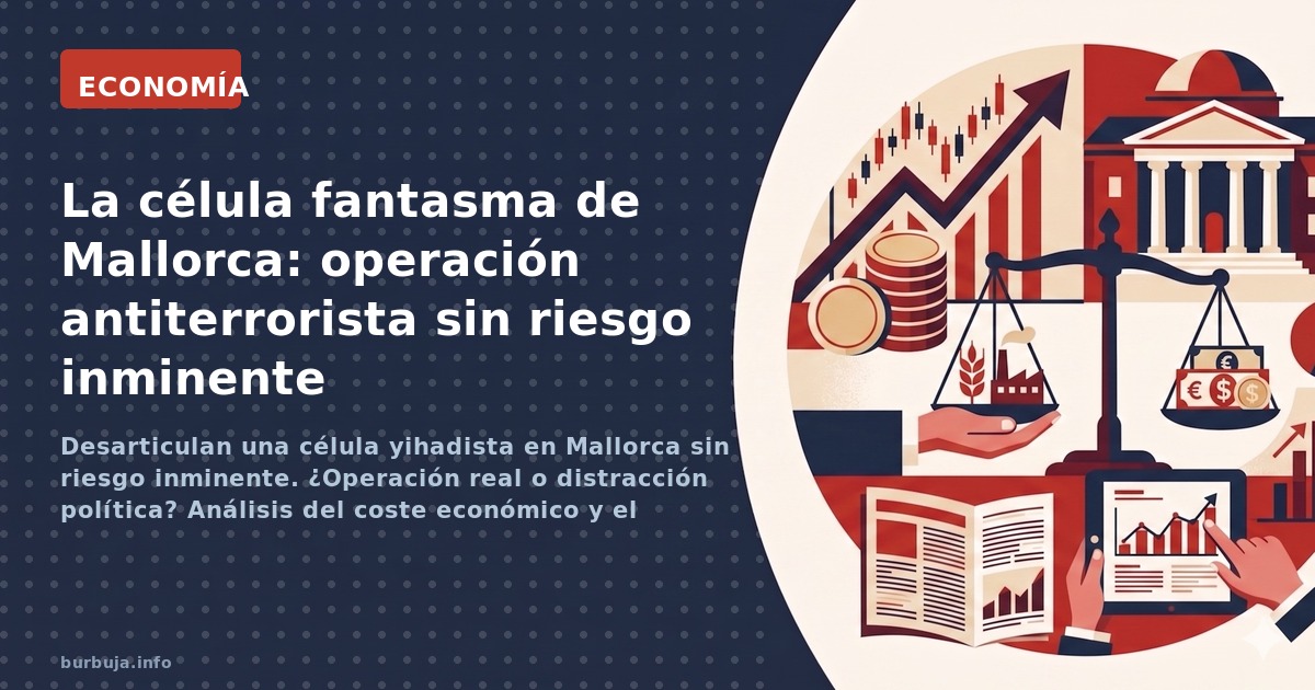 Desarticulan una célula yihadista en Mallorca sin riesgo inminente. ¿Operación real o distracción política? Análisis del cost