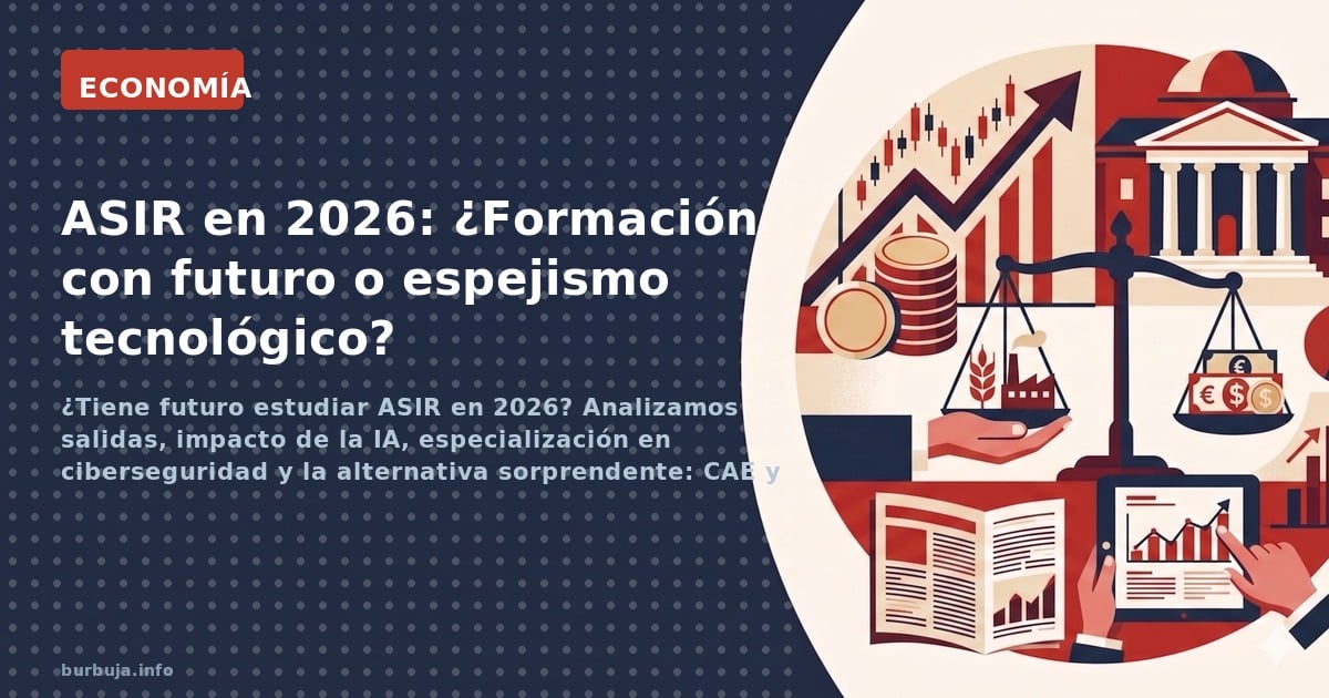 ¿Tiene futuro estudiar ASIR en 2026? Analizamos salidas, impacto de la IA, especialización en ciberseguridad y la alternativa