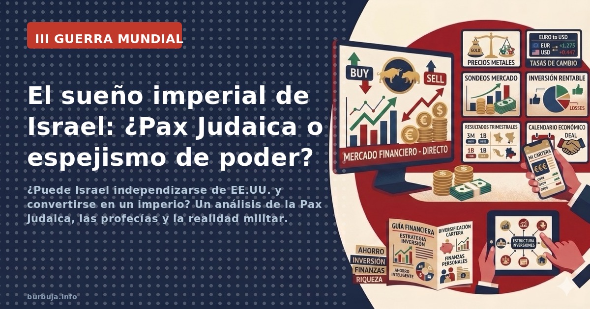¿Puede Israel independizarse de EE.UU. y convertirse en un imperio? Un análisis de la Pax Judaica, las profecías y la realida