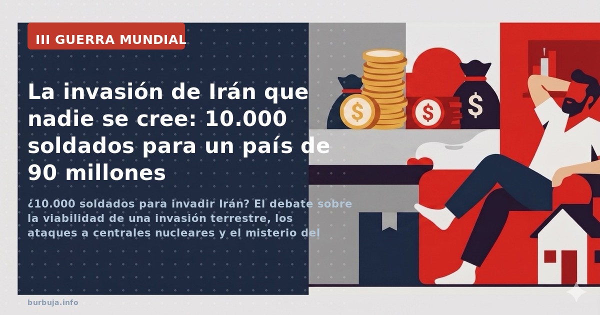 ¿10.000 soldados para invadir Irán? El debate sobre la viabilidad de una invasión terrestre, los ataques a centrales nucleare