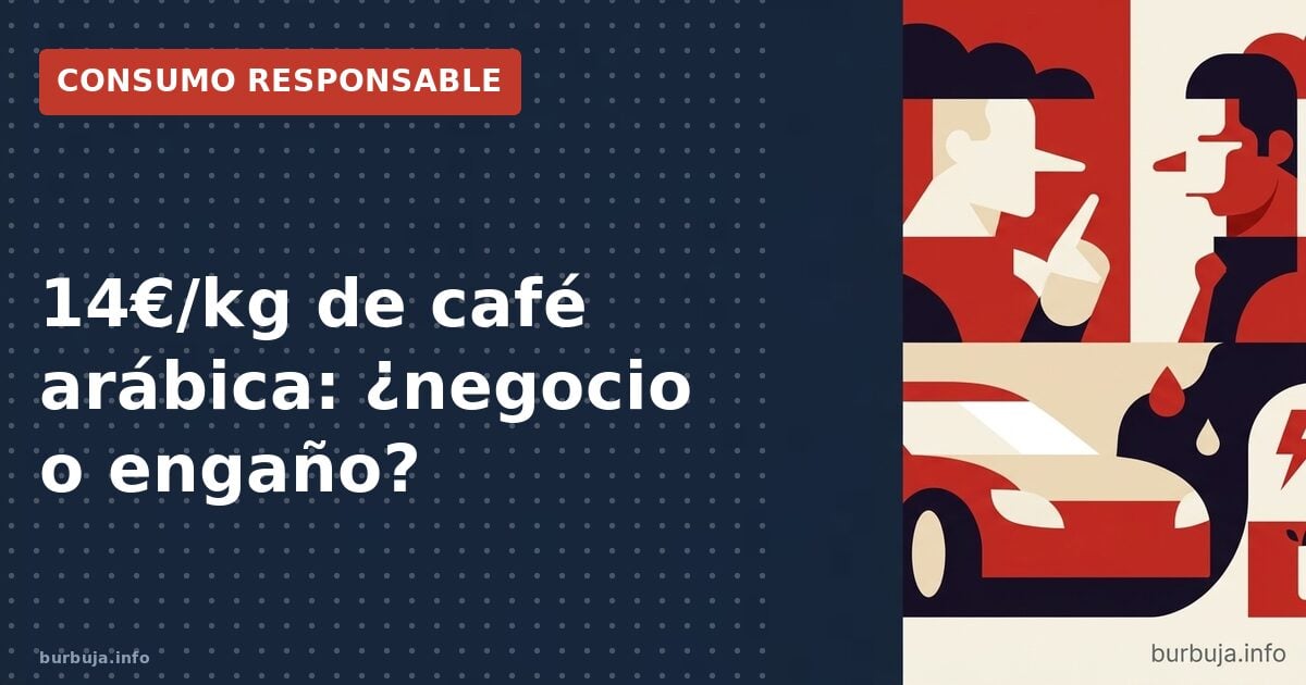 14€/kg de café arábica: ¿negocio o engaño?