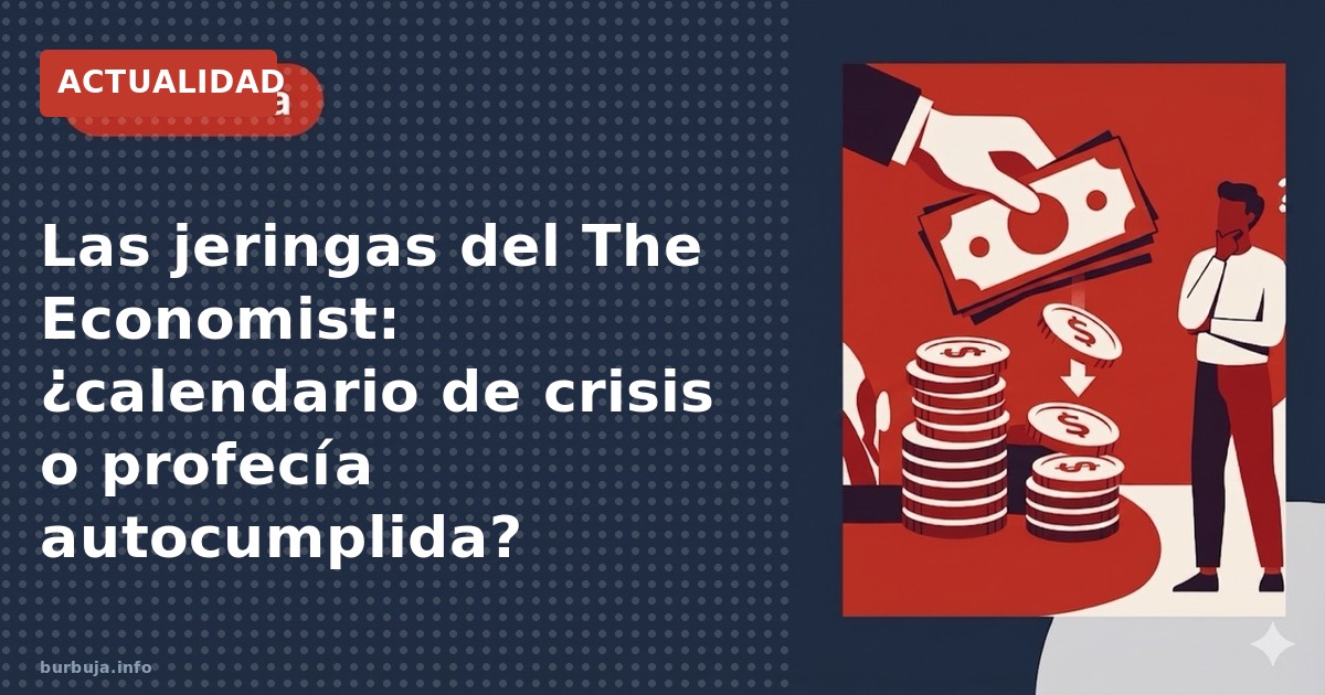 Dos jeringas en la portada de The Economist para 2026: ¿calendario de crisis sanitarias, campañas de eutanasia o control farm