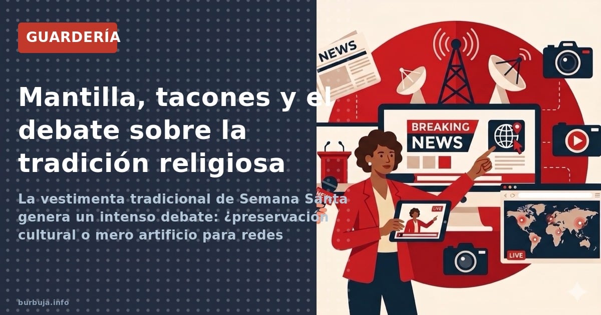 La vestimenta tradicional de Semana Santa genera un intenso debate: ¿preservación cultural o mero artificio para redes social