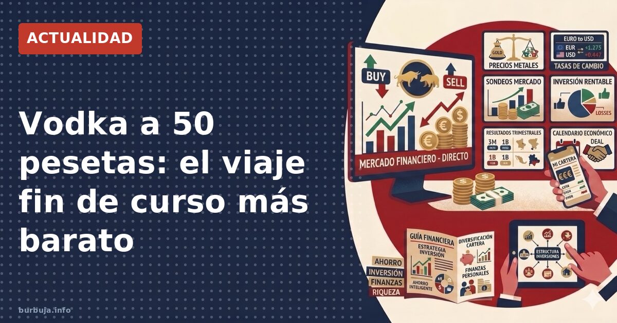Vodka a 50 pesetas: el viaje fin de curso más barato