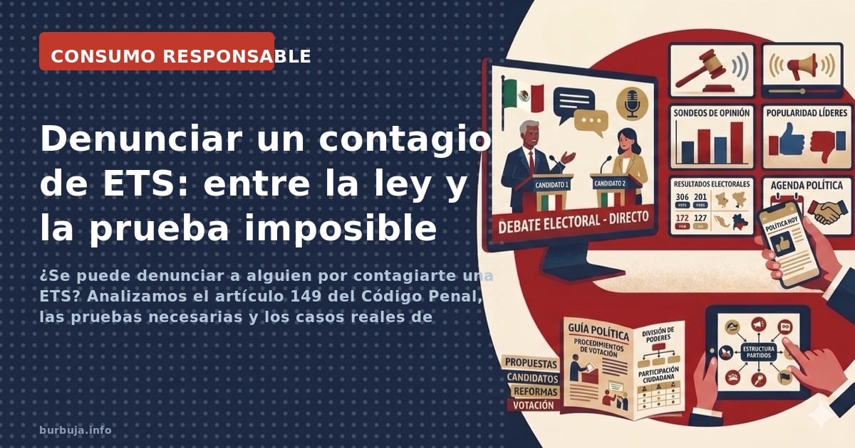 ¿Se puede denunciar a alguien por contagiarte una ETS? Analizamos el artículo 149 del Código Penal, las pruebas necesarias y 