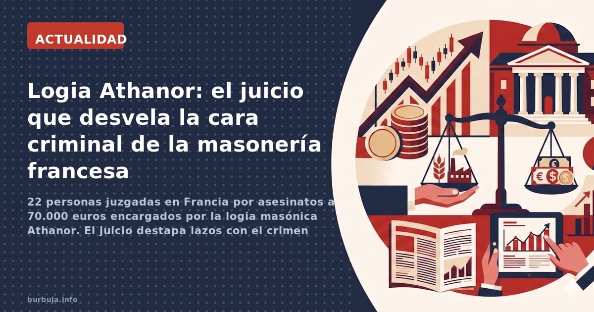 22 personas juzgadas en Francia por asesinatos a 70.000 euros encargados por la logia masónica Athanor. El juicio destapa laz
