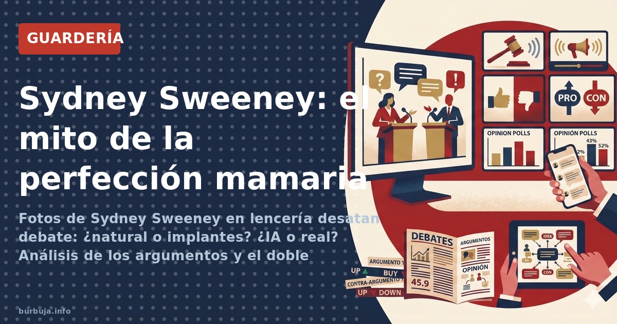 Fotos de Sydney Sweeney en lencería desatan debate: ¿natural o implantes? ¿IA o real? Análisis de los argumentos y el doble r