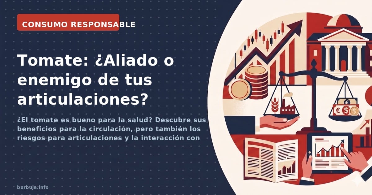 ¿El tomate es bueno para la salud? Descubre sus beneficios para la circulación, pero también los riesgos para articulaciones 