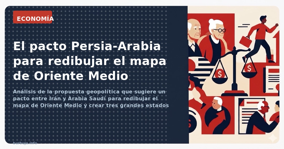 Análisis de la propuesta geopolítica que sugiere un pacto entre Irán y Arabia Saudí para redibujar el mapa de Oriente Medio y