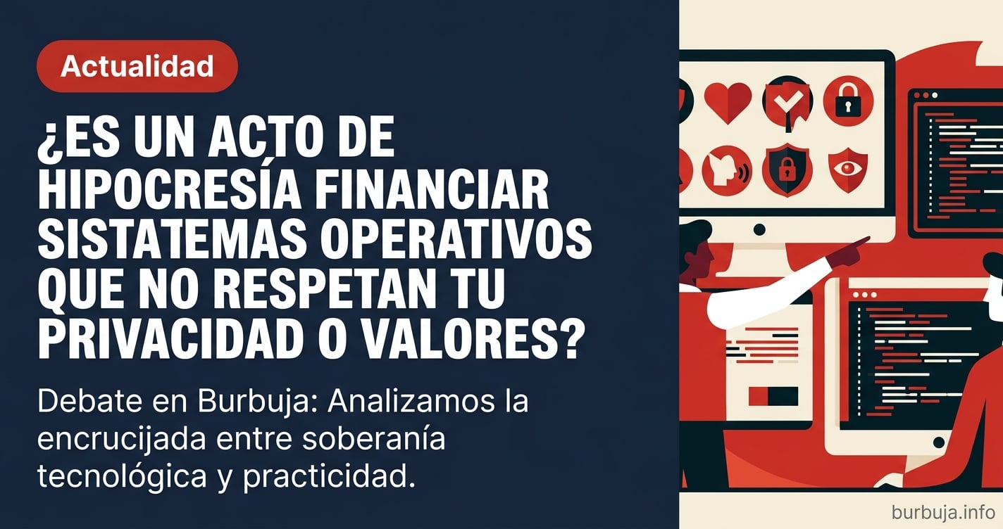 El dilema de financiar la agenda woke mediante el uso de sistemas operativos que espían al usuario y la dependencia tecnológi