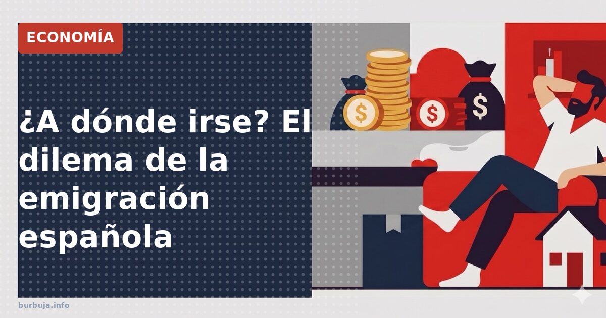 ¿A dónde irse? El dilema de la emigración española