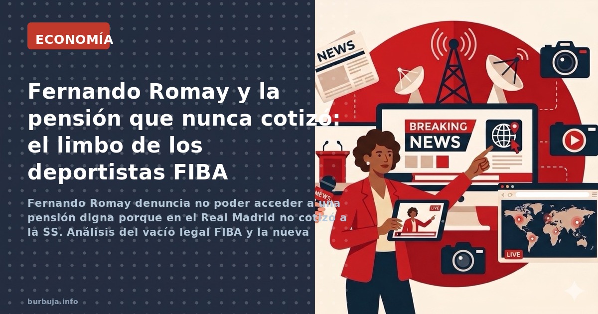 Fernando Romay denuncia no poder acceder a una pensión digna porque en el Real Madrid no cotizó a la SS. Análisis del vacío l