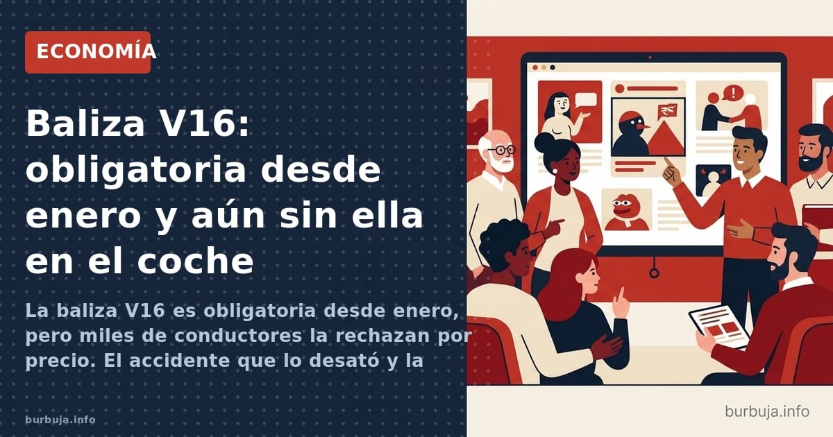 Baliza V16: los conductores que prefieren la multa