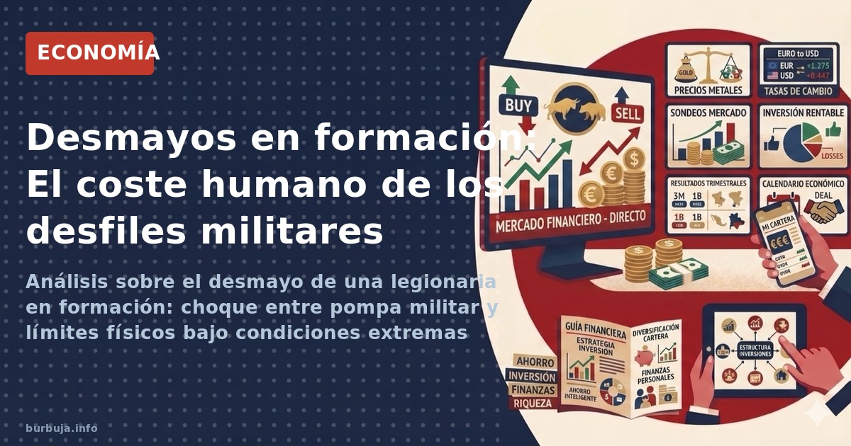 Análisis sobre el desmayo de una legionaria en formación: choque entre pompa militar y límites físicos bajo condiciones extre