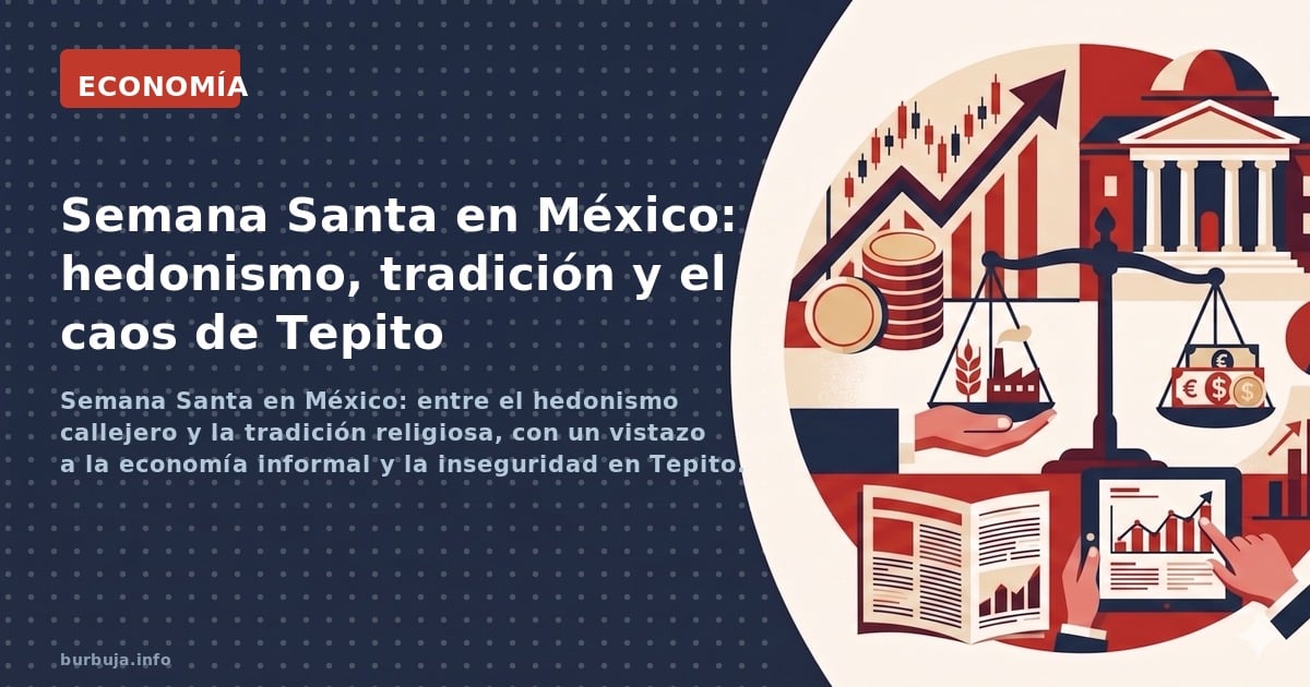 Semana Santa en México: entre el hedonismo callejero y la tradición religiosa, con un vistazo a la economía informal y la ins