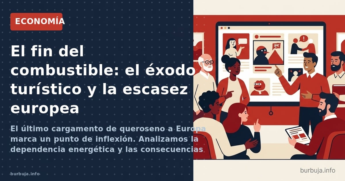 El último cargamento de queroseno a Europa marca un punto de inflexión. Analizamos la dependencia energética y las consecuenc