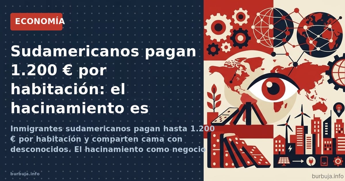 Inmigrantes sudamericanos pagan hasta 1.200 € por habitación y comparten cama con desconocidos. El hacinamiento como negocio 