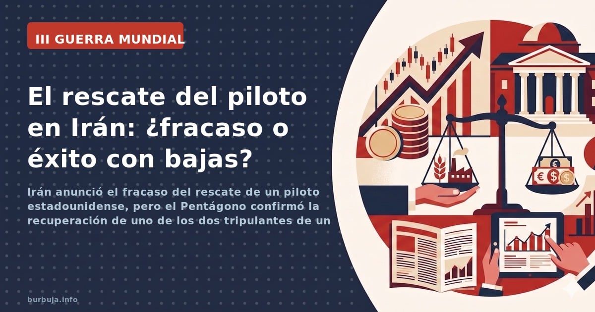Irán anunció el fracaso del rescate de un piloto estadounidense, pero el Pentágono confirmó la recuperación de uno de los dos