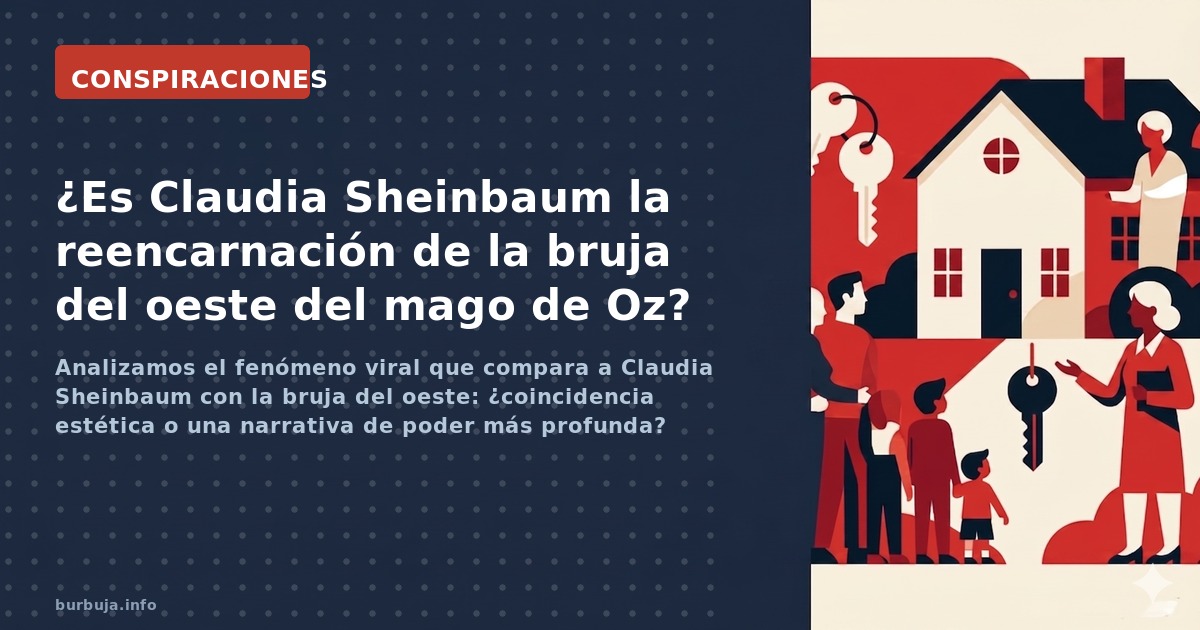 Analizamos el fenómeno viral que compara a Claudia Sheinbaum con la bruja del oeste: ¿coincidencia estética o una narrativa d