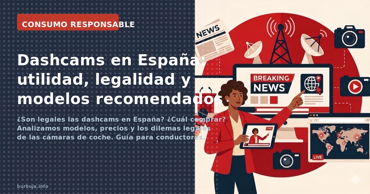 ¿Son legales las dashcams en España? ¿Cuál comprar? Analizamos modelos, precios y los dilemas legales de las cámaras de coche